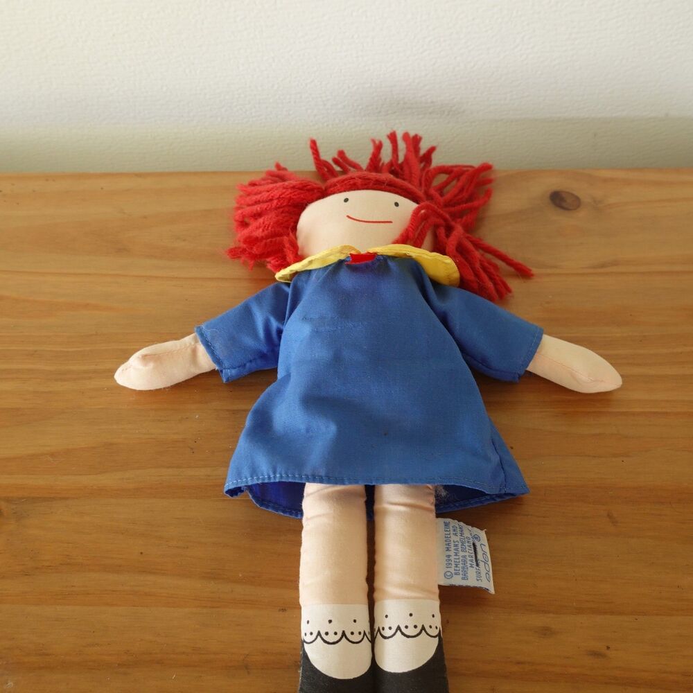 1994 Eden Madeline Doll Blue Yellow Red Doll